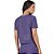 T-SHIRT ABERTURA UNILATERAL ROXO VELVET - ALTOGIRO - Imagem 2