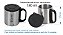 Caneca pequena INOX 180ml - Personalizada - Imagem 1