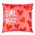 Almofada Romântica Decorativa Presente Love The Girl Boss 30x30cm - Imagem 1