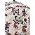 Mochila Feminina Resistente Costas Logo Metal Original Disney Mickey Mouse Caqui 11 Litros - Imagem 5