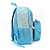 Mochila Feminina Escolar Infantil Costas com Lancheira Arco-Íris Up4you Azul - Imagem 3