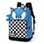 Mochila Juvenil Escolar Gamer Básica Sonic Hedgehog Azul - Imagem 4