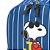 Mochila Escolar Juvenil Básica Snoopy Azul - Imagem 5