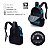 Mochila Hang Loose Bling Casual Escolar Notebook 20 litros Preta - Imagem 7