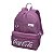 Mochila Feminina Masculina Notebook Coca-Cola Vibes Roxa - Imagem 3