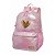 Kit Mochila Escolar Lancheira Estojo Infantil Packme Coração Glitter - Imagem 2