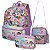 Kit Mochila Escolar Lancheira Estojo Infantil Squish Goal - Imagem 1