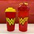 Copo Plástico DC Comics Wonder Woman Vermelho 500ml - Imagem 2