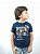 Camiseta Infantil Importada Zara Boys Azul Marinho Monkey - Imagem 1