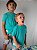 Camiseta Infantil Importada Zara Boys Turquesa Bolso - Imagem 5