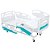Cama Hospitalar Motorizada 2 Movimentos Grades em ABS - Imagem 4