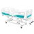 Cama Hospitalar Manual 3 Manivelas Grades em ABS - Imagem 1