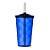 Copo de acrílico 550ml com canudo e detalhe espiral, copo inteiro. Código SK 13380 - Imagem 2