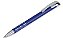 Caneta esferográfica retrátil de metal escrita em azul. Cód. SKCM1022 - Imagem 2