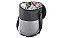 Bolsa Térmica Tecido nylon 420 e poliéster 600 (preto com cinza). SKBT300 - Imagem 2