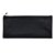 Necessaire preta de frente e verso liso com zíper superior. Cód. SKN2052 - Imagem 2
