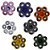 Spinner anti-stress colorido com ruelas metálicas. Cód.SK13691T - Imagem 1