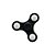 Spinner anti-stresse pequeno colorido com pesos metálicas. Cód.SK13707 - Imagem 2