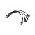 Cabo USB 4 em 1.  Adequado para recarregar dispositivos móveis. Cód.SPCG97329 - Imagem 1
