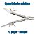 Alicate de metal retrátil com 21 funções. Cód.SK5386 - Imagem 1