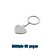 Chaveiro Metal Coração. Cód. SK 13539 - Imagem 1