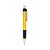 Caneta plástica corpo amarelo com borracha . Cód. SK511-AMA - Imagem 4