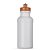 Squeeze 500 ml de plástico resistente de corpo branco e tampa colorida, de bico (silicone) SK09072 bco - Imagem 4