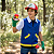Fantasia Ash Pokémon Infantil Completa + Pokebola - Imagem 1