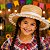 Chapéu Palha Infantil c/ Renda BRANCA - FESTA JUNINA - Imagem 1