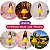 Saia Princesa Tutu AMARELA com glitter - Imagem 3