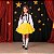 Saia Princesa Tutu AMARELA com glitter - Imagem 9