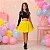Saia Princesa Tutu AMARELA com glitter - Imagem 7