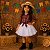 Saia Princesa Tutu BRANCA com glitter - Imagem 1