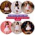 Saia Princesa Tutu BRANCA com glitter - Imagem 2