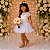 Saia Princesa Tutu BRANCA com glitter - Imagem 13
