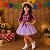Saia Princesa Tutu LILÁS com glitter - Imagem 1
