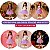 Saia Princesa Tutu LILÁS com glitter - Imagem 2