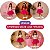 Saia Princesa Tutu PINK com glitter - Imagem 3