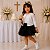 Saia Princesa Tutu PRETA com glitter - Imagem 17