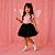 Saia Princesa Tutu PRETA com glitter - Imagem 16