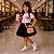 Saia Princesa Tutu PRETA com glitter - Imagem 15