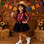 Saia Princesa Tutu PRETA com glitter - Imagem 1