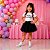 Saia Princesa Tutu PRETA com glitter - Imagem 9