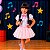 Saia Princesa Tutu ROSA BEBÊ com glitter - Imagem 9