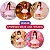 Saia Princesa Tutu ROSA BEBÊ com glitter - Imagem 3