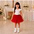Saia Princesa Tutu VERMELHA com glitter - Imagem 11