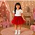 Saia Princesa Tutu VERMELHA com glitter - Imagem 15