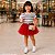 Saia Princesa Tutu VERMELHA com glitter - Imagem 14