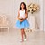 Saia Princesa Tutu AZUL BEBÊ com glitter - Imagem 9