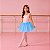 Saia Princesa Tutu AZUL BEBÊ com glitter - Imagem 7